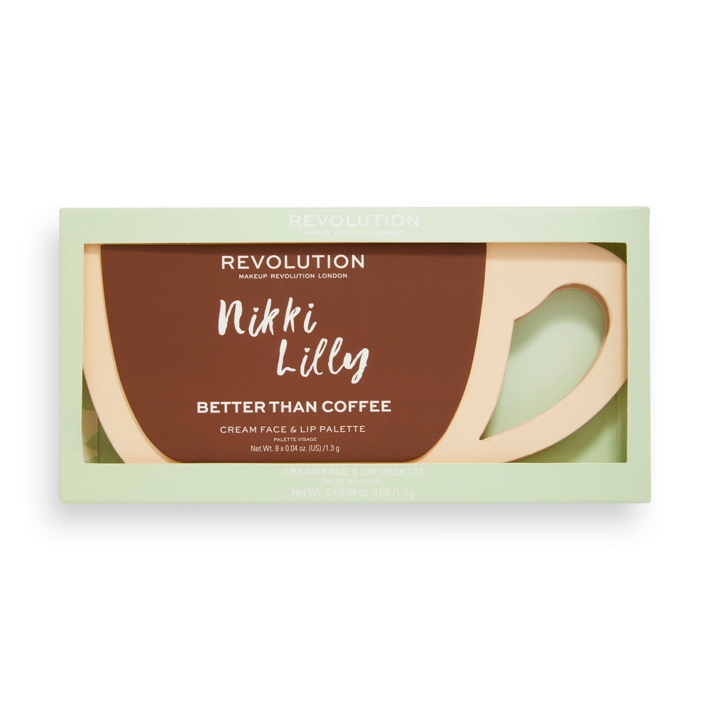 Makeup Revolution x Nikki Lilly Coffee Cup Cream Face & Lip Palette