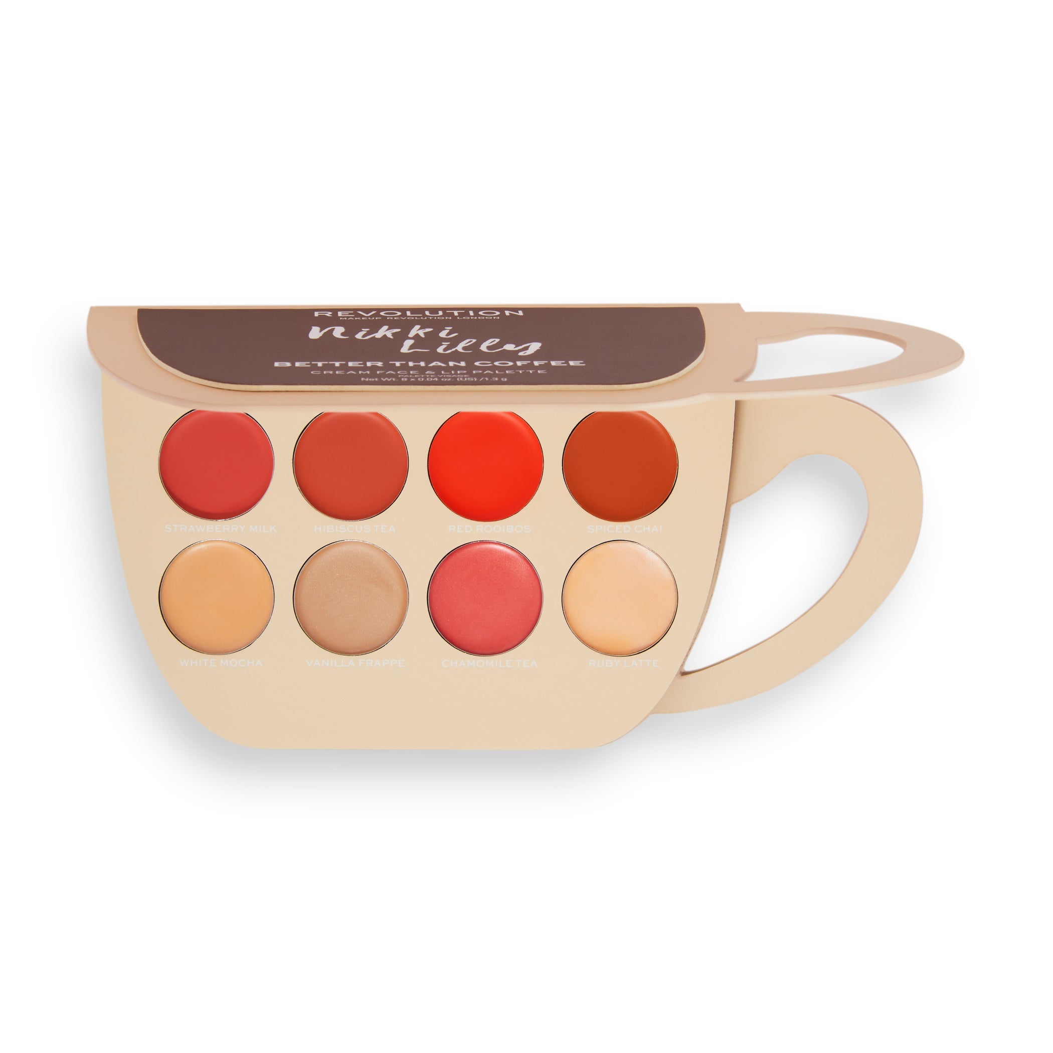 Makeup Revolution x Nikki Lilly Coffee Cup Cream Face & Lip Palette