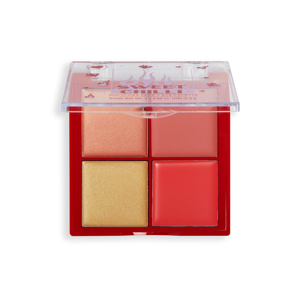 I Heart Revolution Sweet Chilli Cream Blush & Highlight Quad