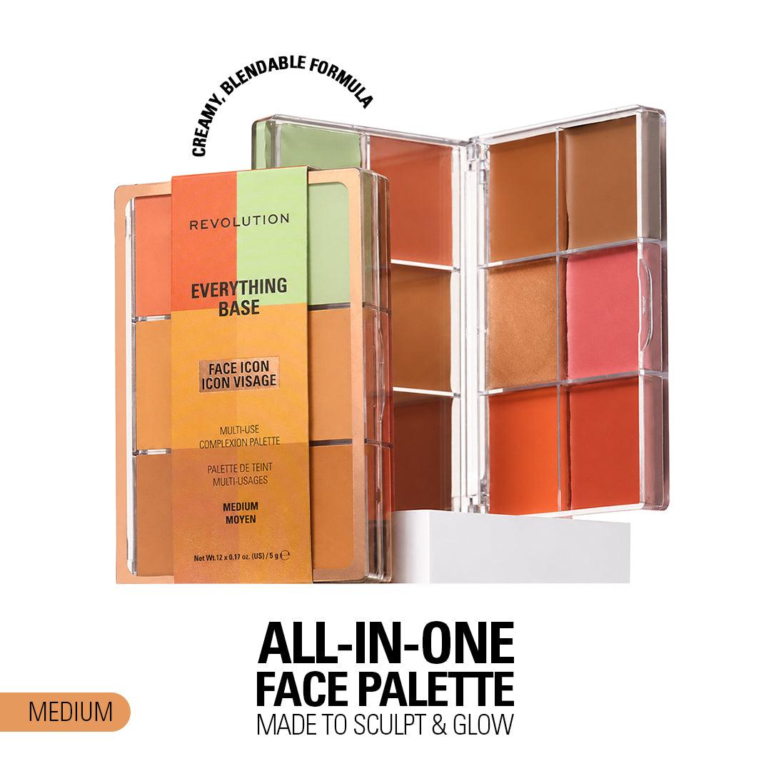 Revolution Everything Base Face Icon Complexion Palette