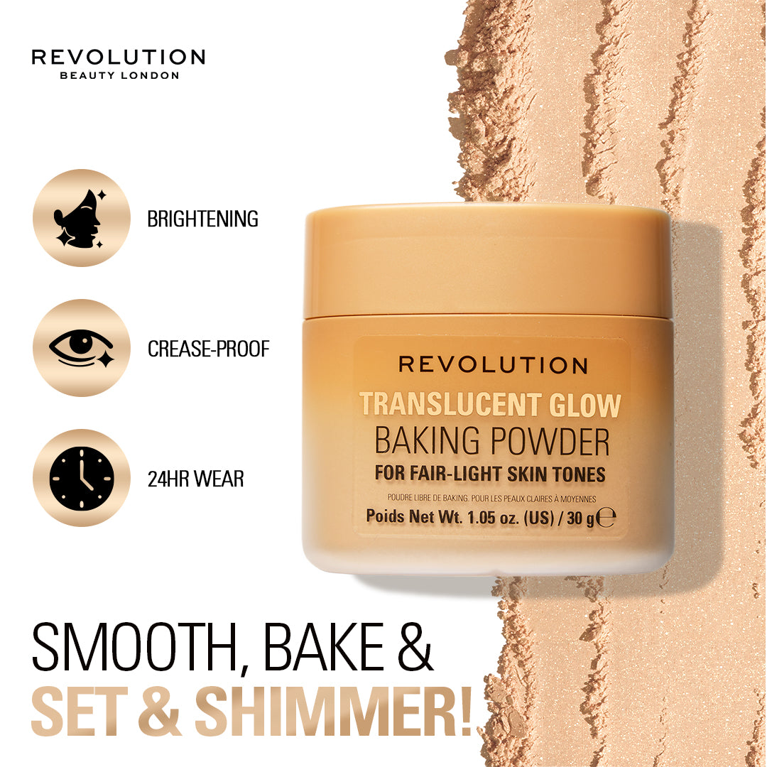 Revolution Translucent Glow Loose Baking Powder
