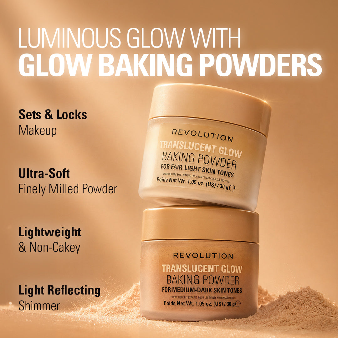 Revolution Translucent Glow Loose Baking Powder