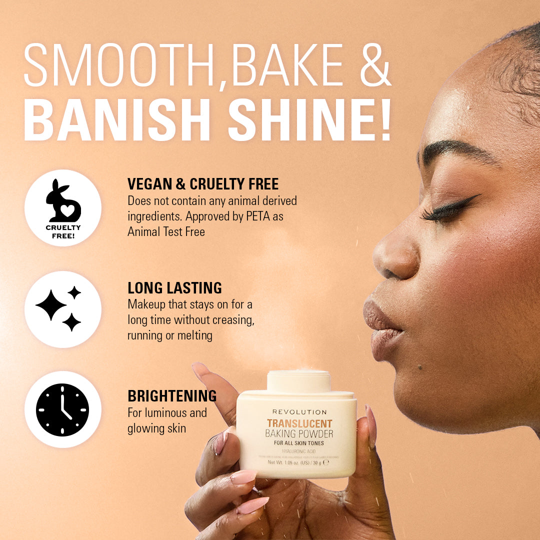 Revolution Translucent Glow Loose Baking Powder
