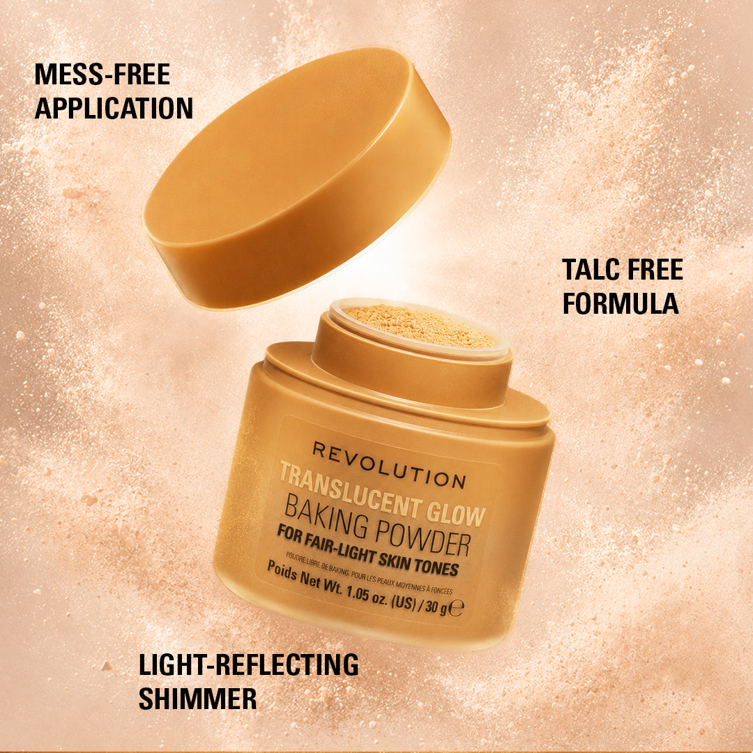 Revolution Translucent Glow Loose Baking Powder