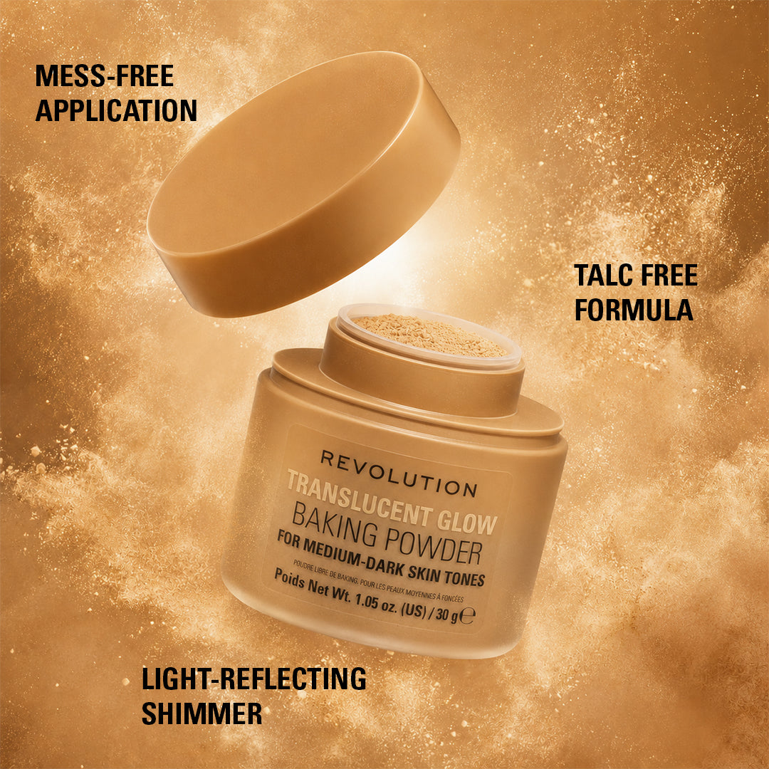 Revolution Translucent Glow Loose Baking Powder
