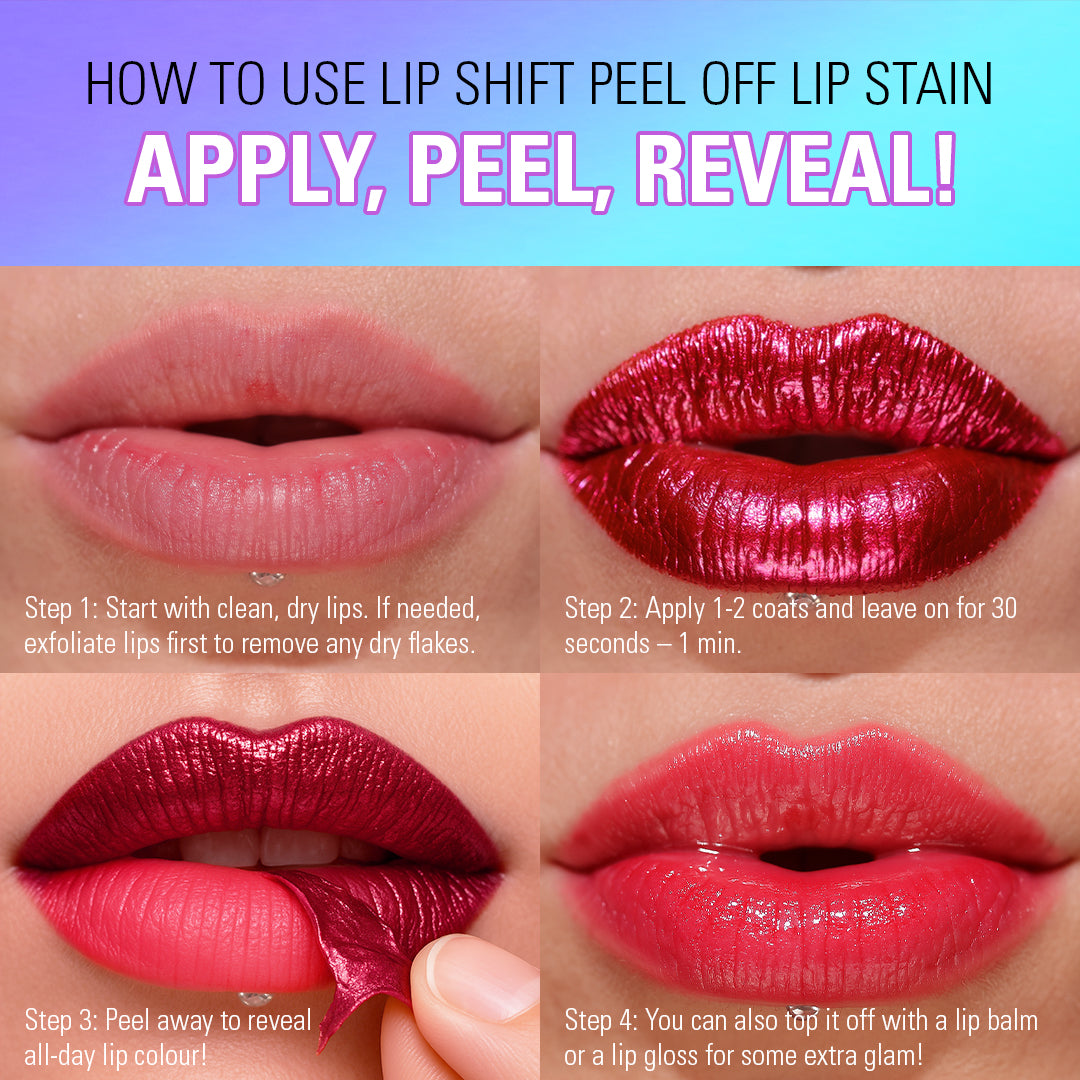 Revolution Lip Shift Peel Off Lip Stain