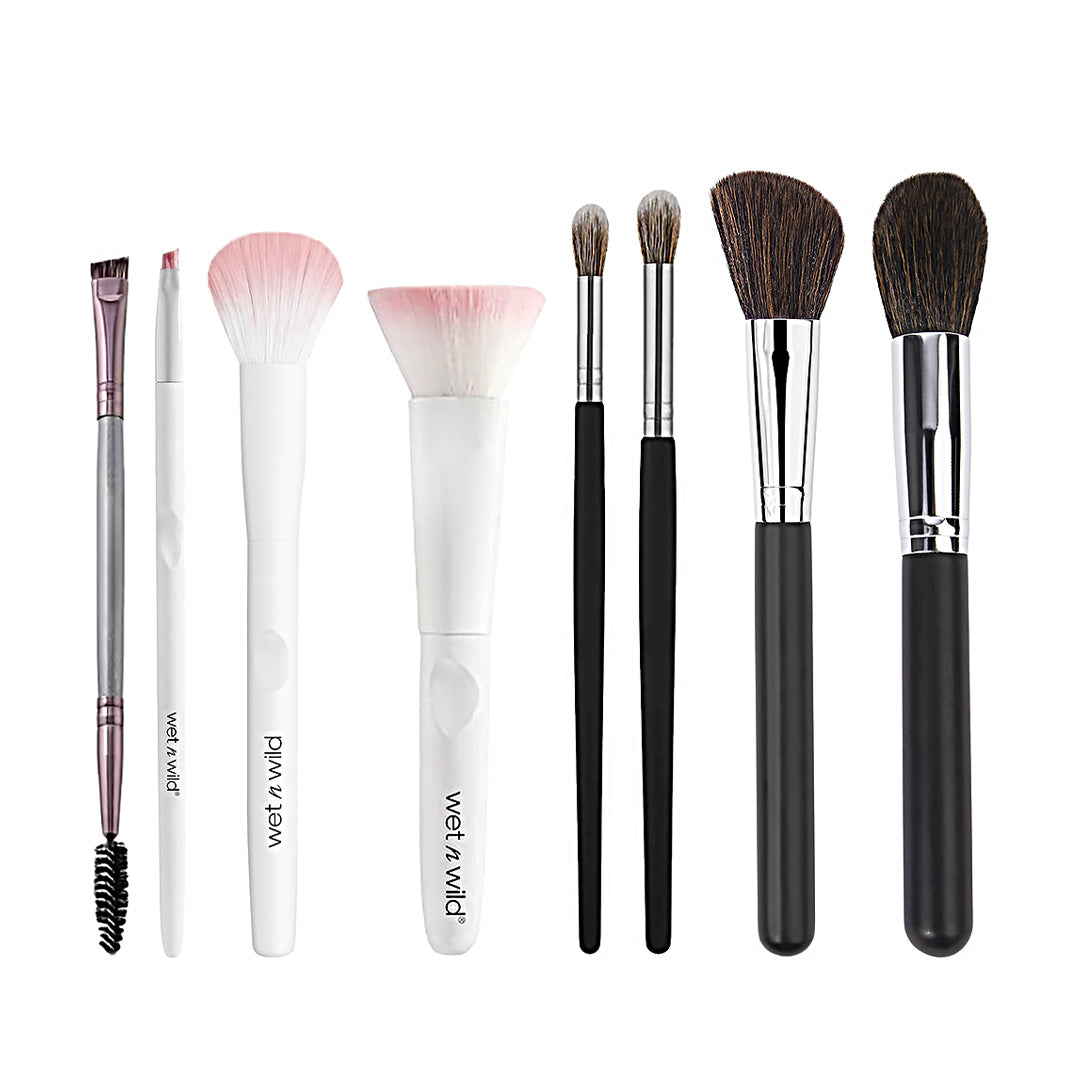 All-in-One Eye & Face Makeup Brush Combo – 8 Brushes