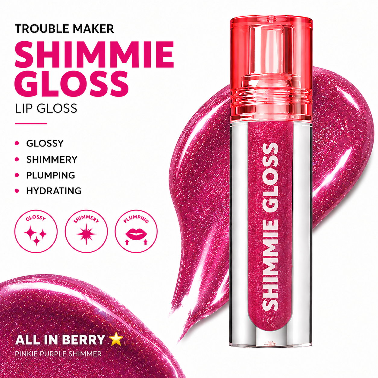 Trouble Maker Shimmie Lip gloss