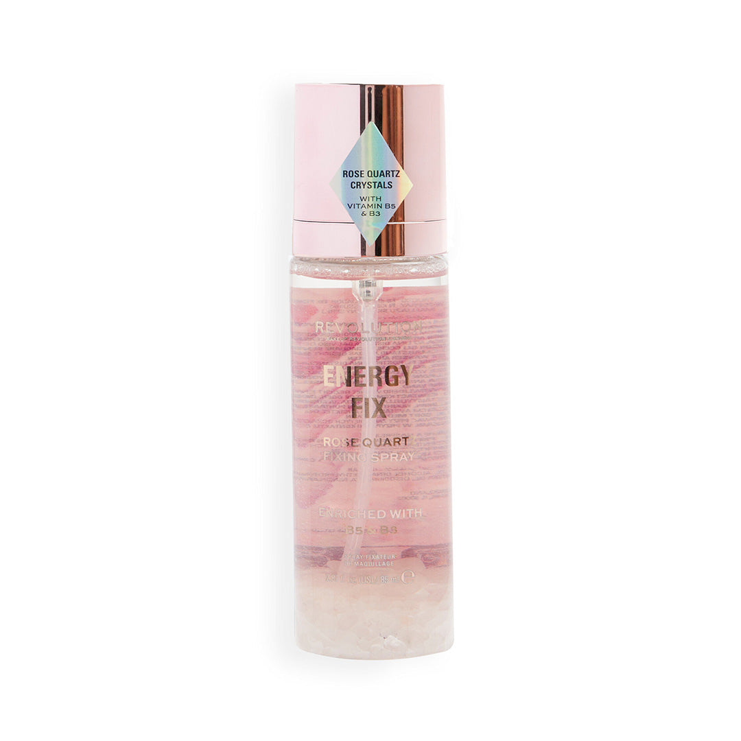 Makeup Revolution Crystal Aura Fixing Spray Energy Fix Rose Quartz