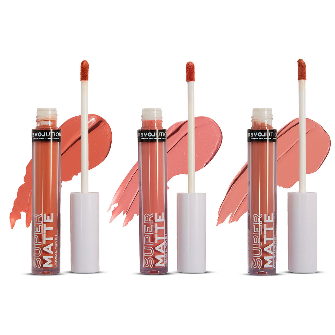 Revolution Relove Supermatte Liquid Lip Set Blush