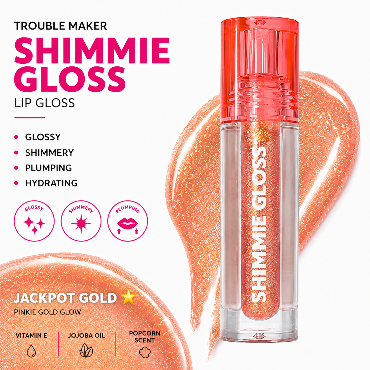 Trouble Maker Shimmie Lip gloss