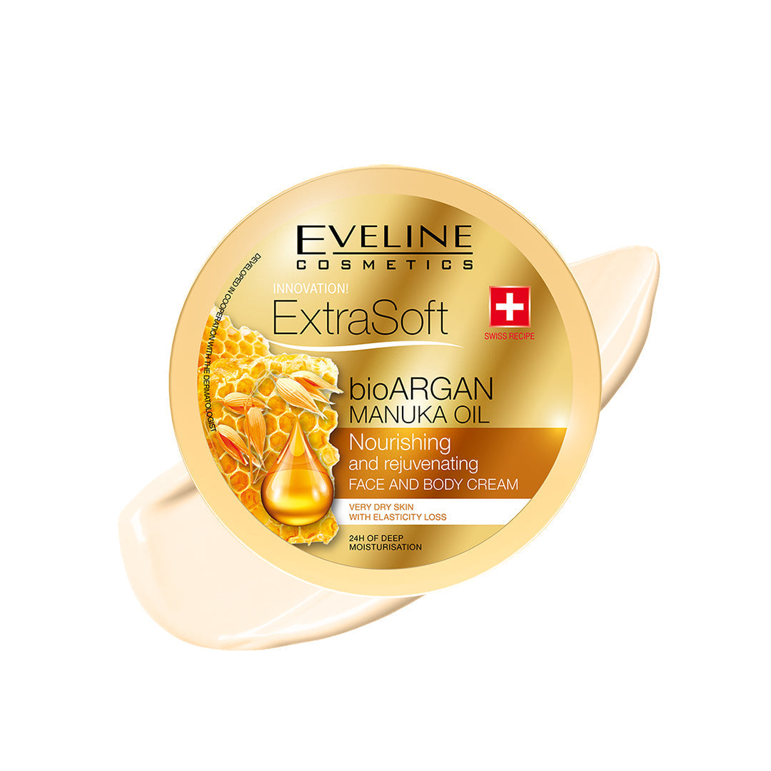 Eveline Cosmetics Soft Bioargan Manuka Oil Face & Body Cream 175 ml