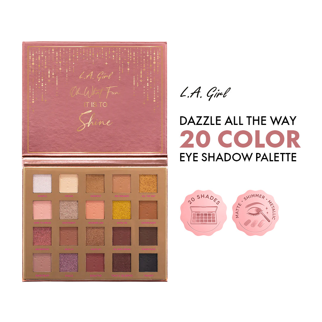 Dazzle All The Way 20 Color Eye Shadow Palette