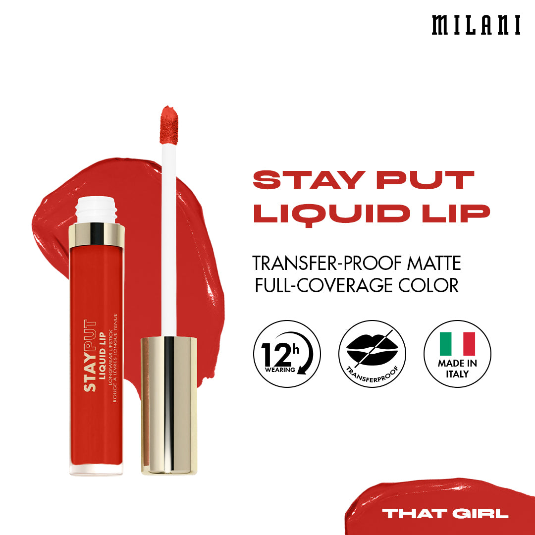 Milani Stay Put Liquid Lip Longwear Lipstick