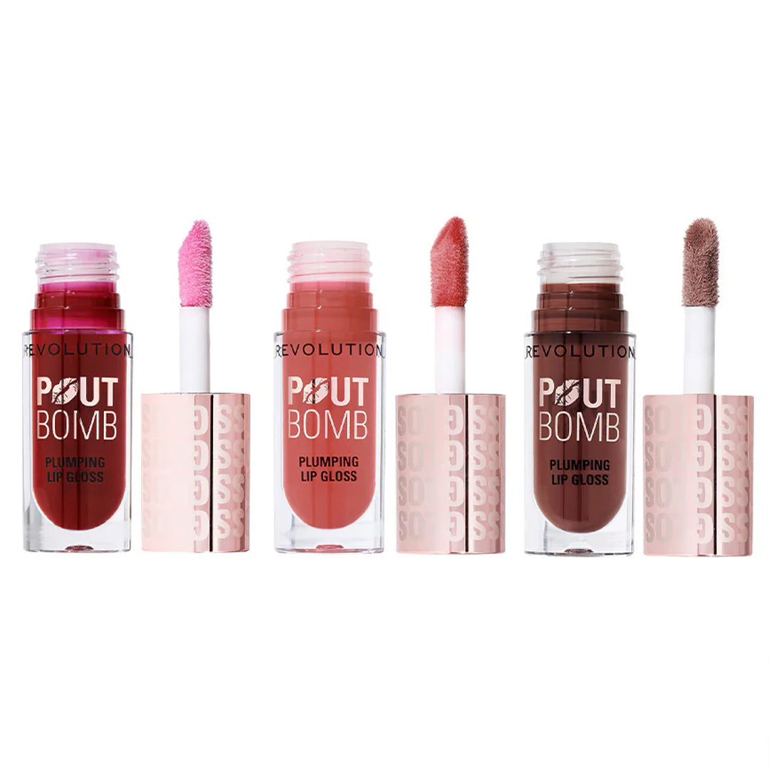 Pout Bomb Plumping Gloss - Pack of 3
