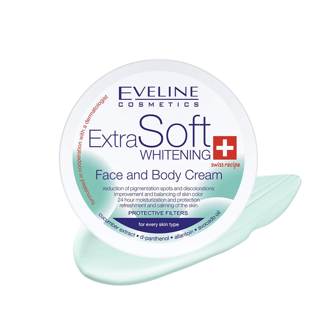 Eveline Cosmetics Soft Whitening Face And Body Care Cream 200ml