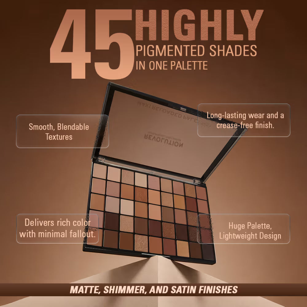 Makeup Revolution Maxi Reloaded Palette - Ultimate Nudes