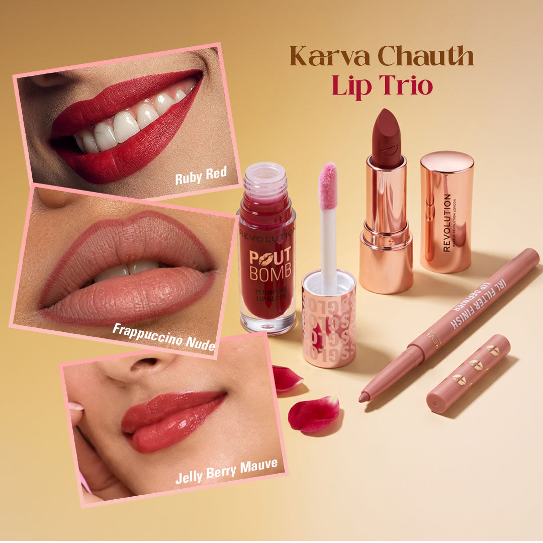 Karwa Chauth Lip Trio