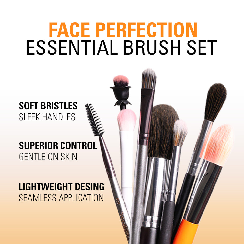 Face Perfection Essential Brush Combo – 8 Essential Brushes