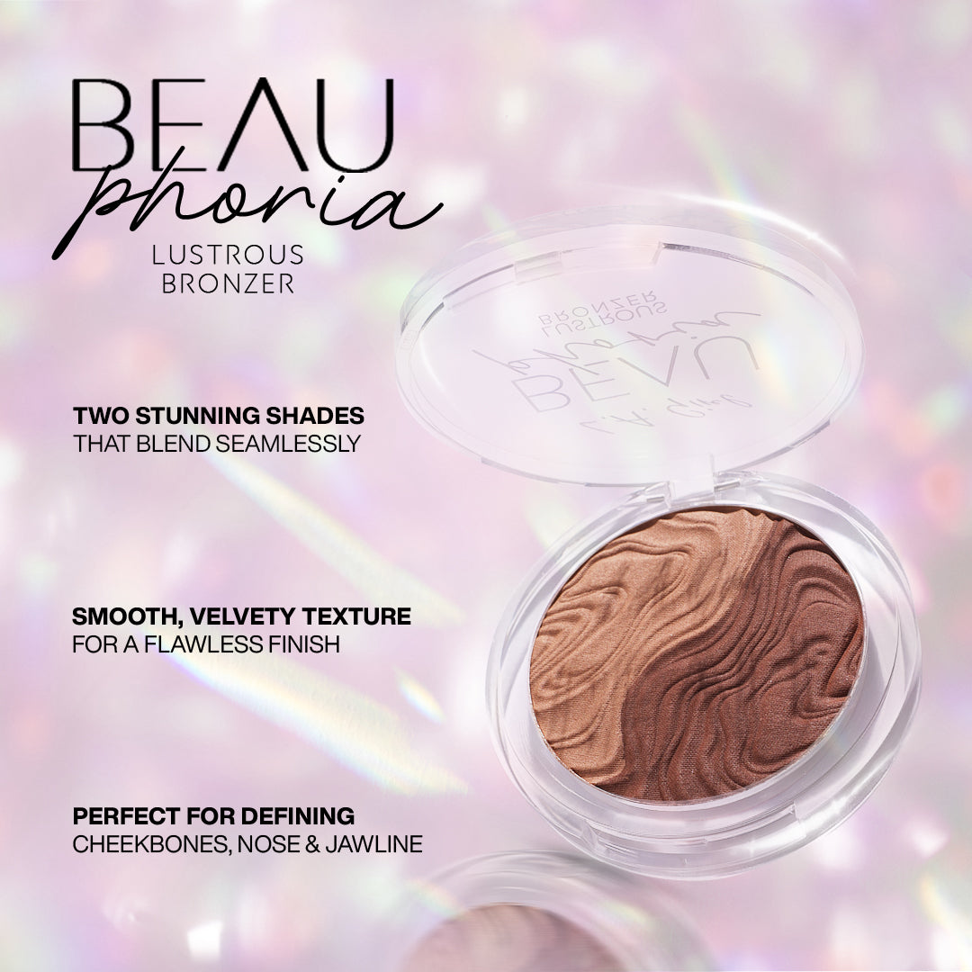 L.A. Girl BeauPhoria 1 Satin Bronzer Powder Palette