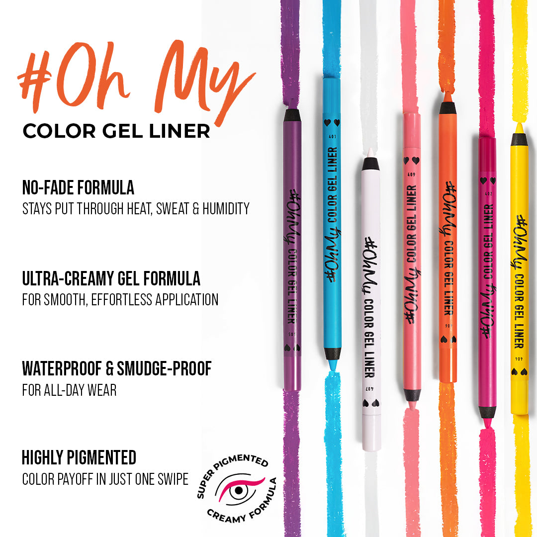 Long Lasting OH My Color Gel Eye Liner - Pack of 5
