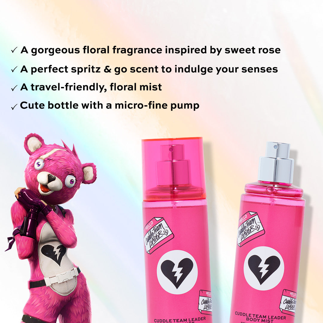 Makeup Revolution X Fortnite Body Mist Cuddle Team Leader