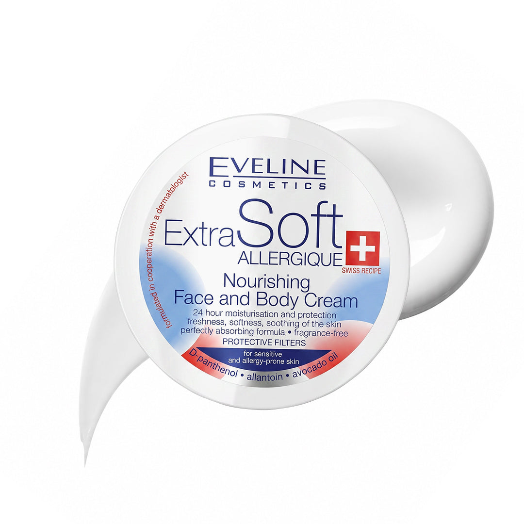 Eveline Cosmetics Soft Nourishing Face And Body Cream For Sensitive Skin 200 ml