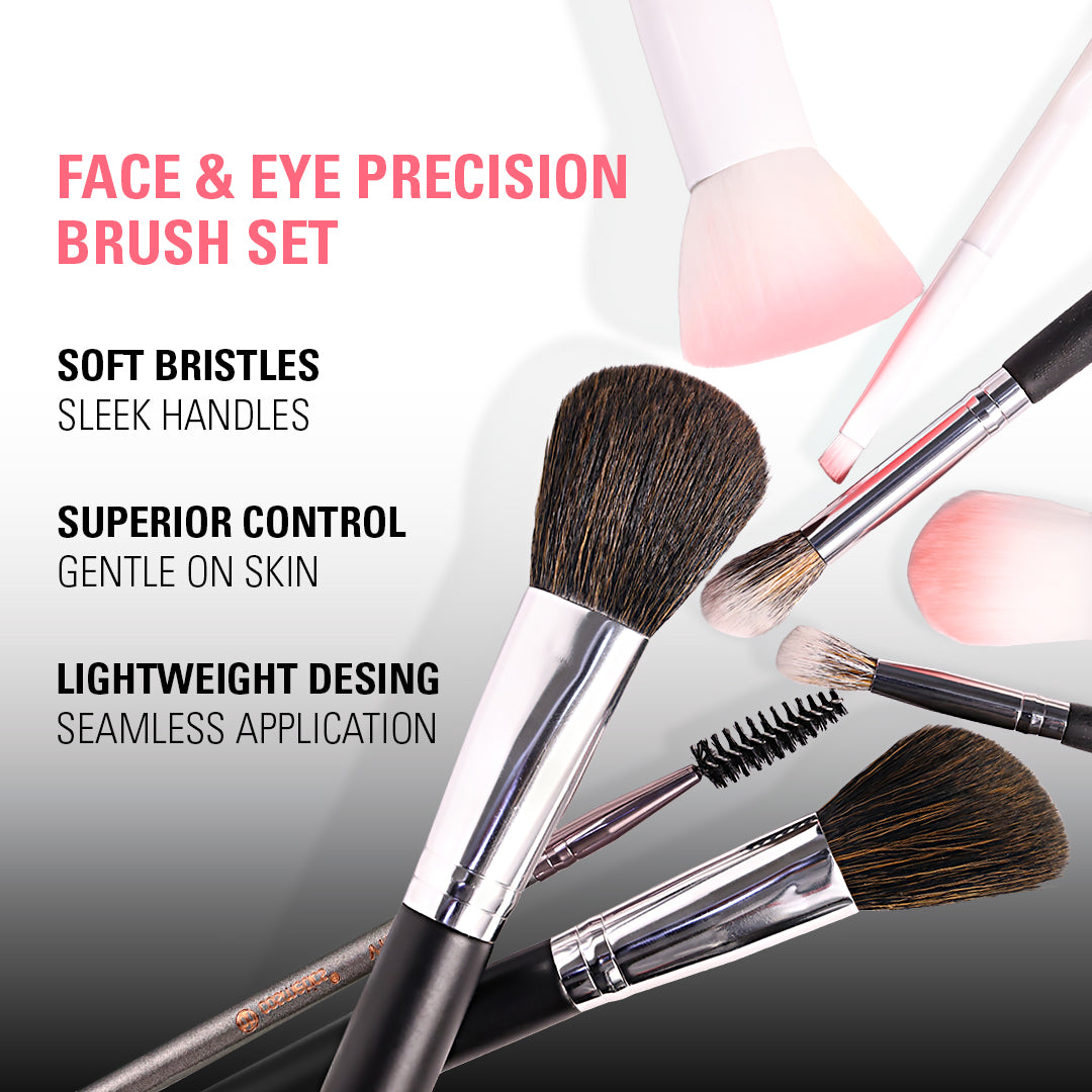 All-in-One Eye & Face Makeup Brush Combo – 8 Brushes