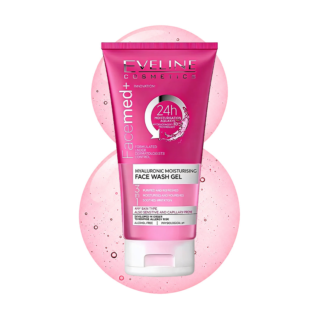 Eveline Cosmetics Facemed+ Hyaluronic Face Wash Gel 150 ml