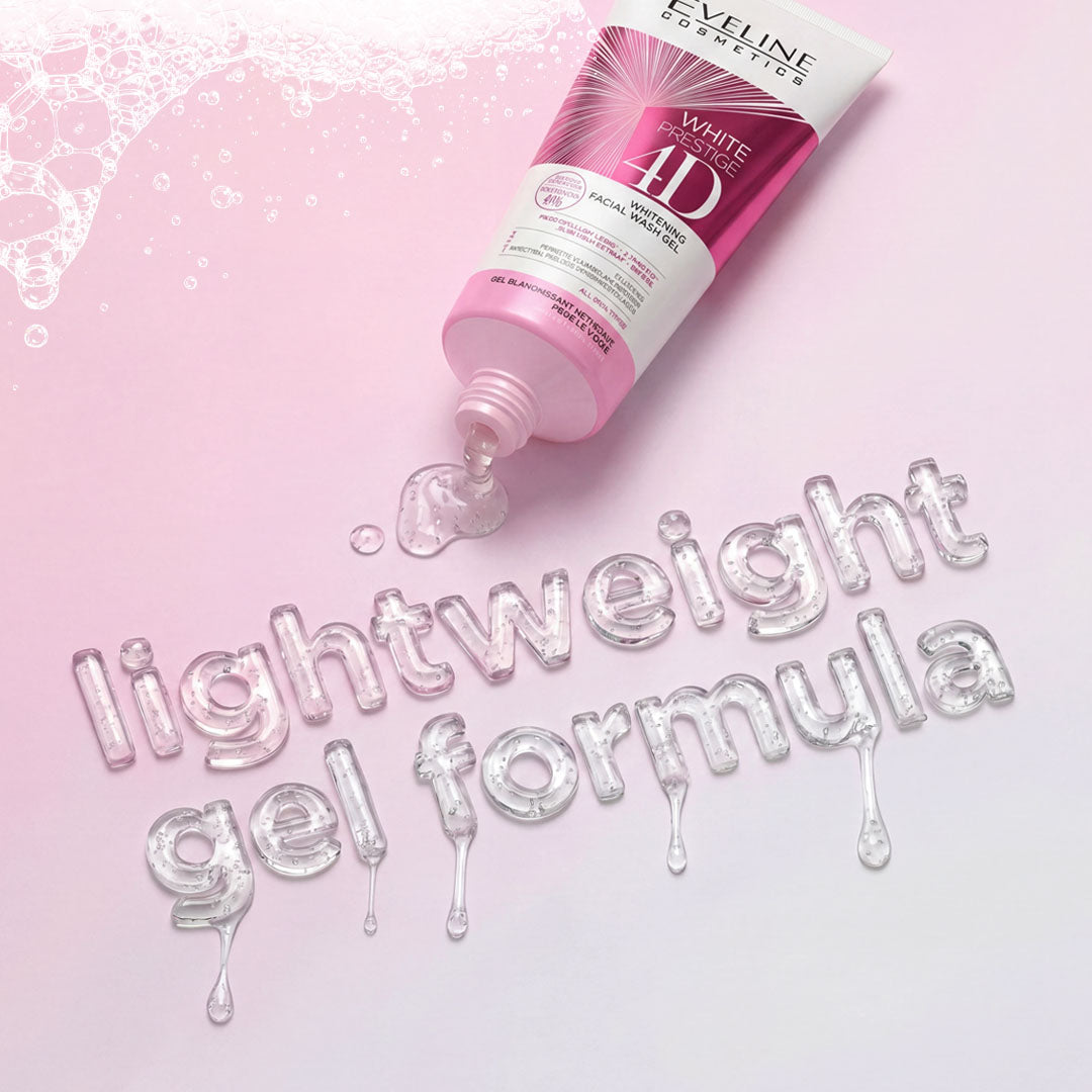 White Prestige 4D Whitening Facial Wash Gel