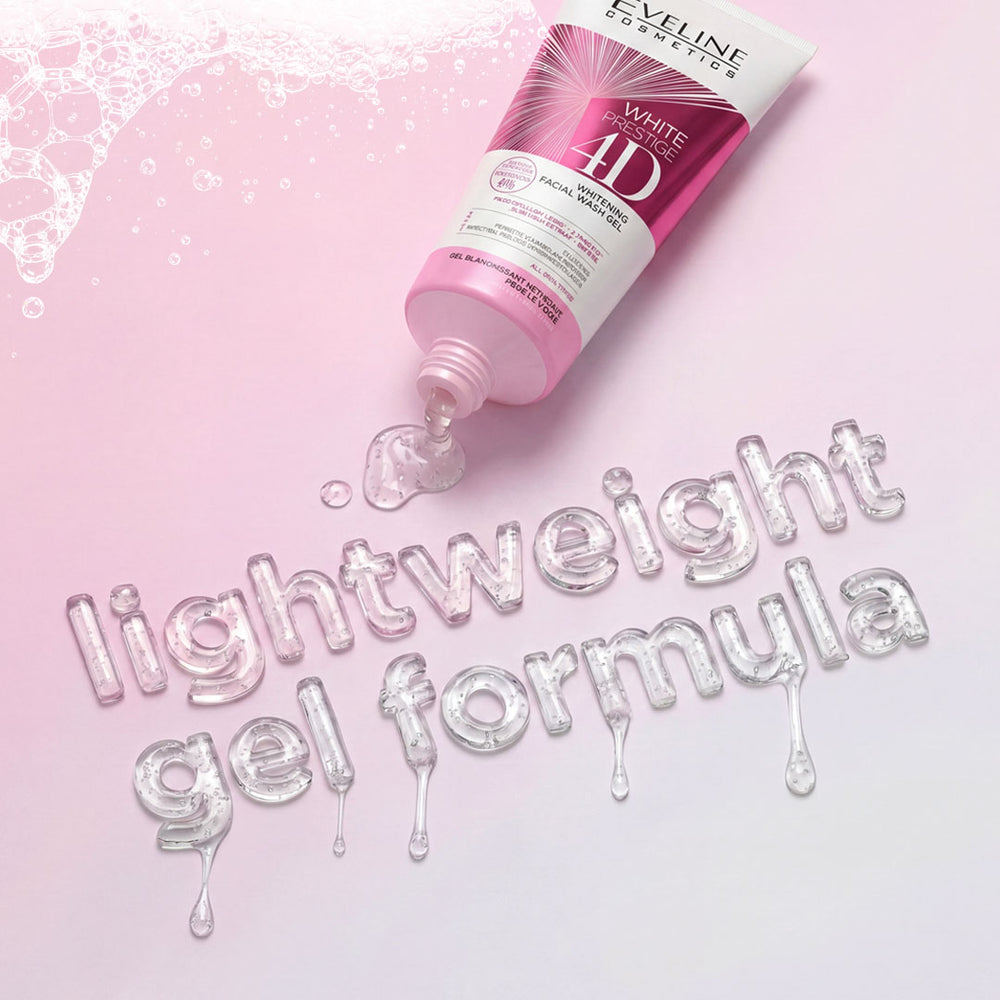 White Prestige 4D Whitening Facial Wash Gel