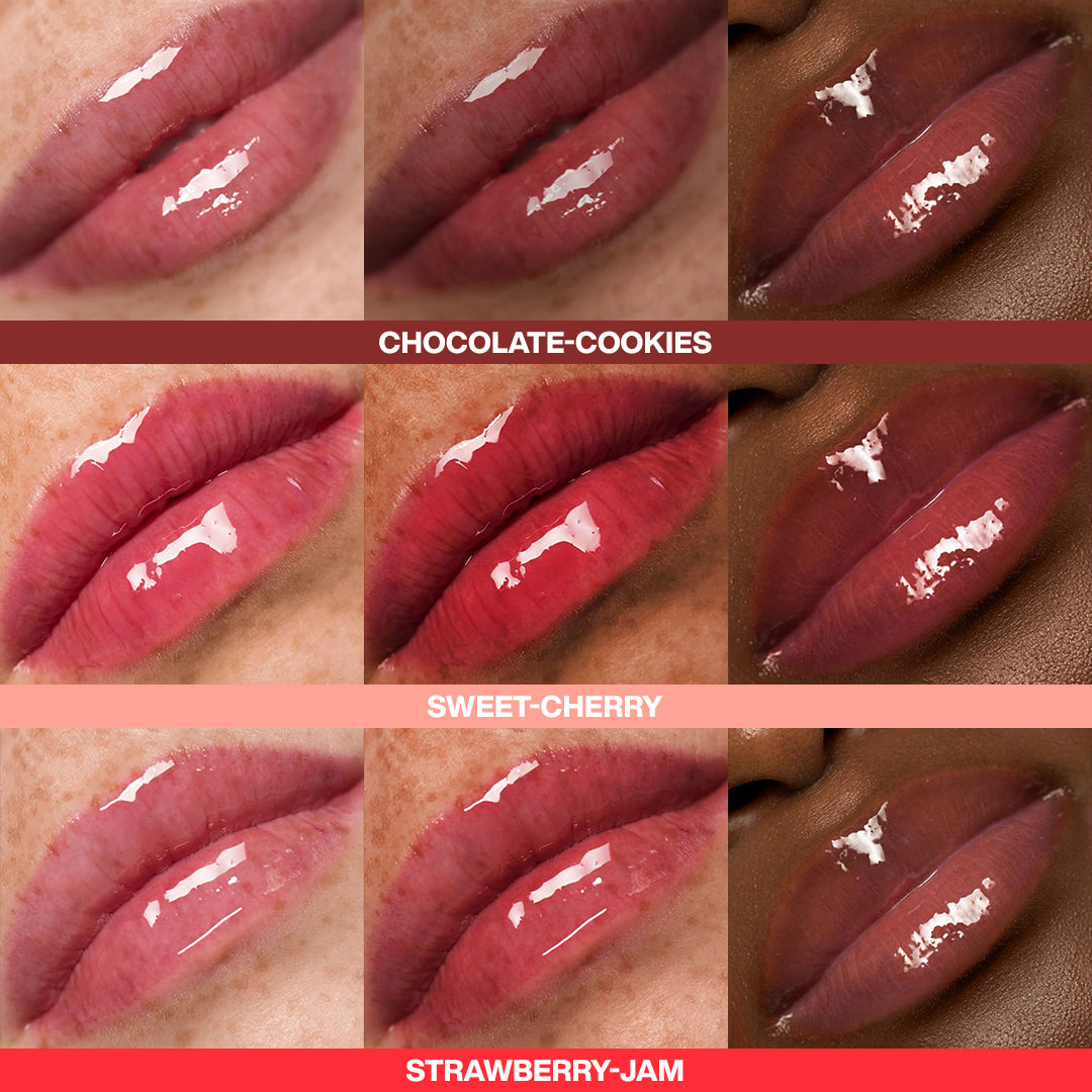 LAMEL Hydrating Lip Oil LET`S GLAZE Trio