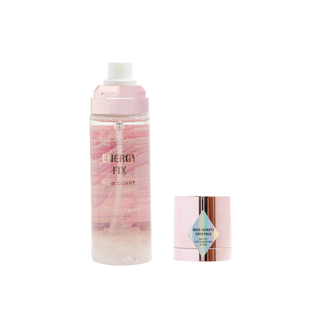 Makeup Revolution Crystal Aura Fixing Spray Energy Fix Rose Quartz