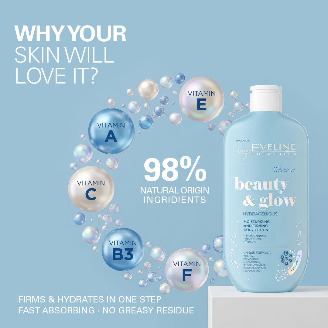 Eveline Cosmetics Beauty & Glow Moisturizing And Firming Body Lotion 350 ml