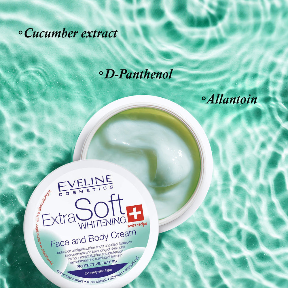Eveline Cosmetics Soft Whitening Face And Body Care Cream 200 ml