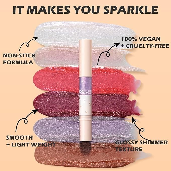 Star-Studded Lip Gloss - Pack of 2