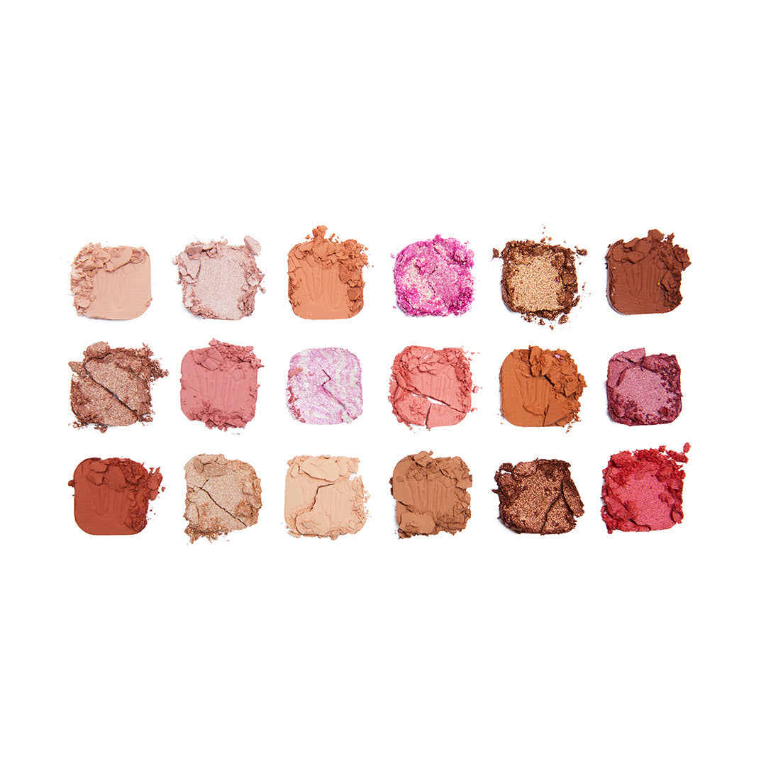 Makeup Revolution Crystal Aura Forever Flawless Shadow Palette Rose Quartz