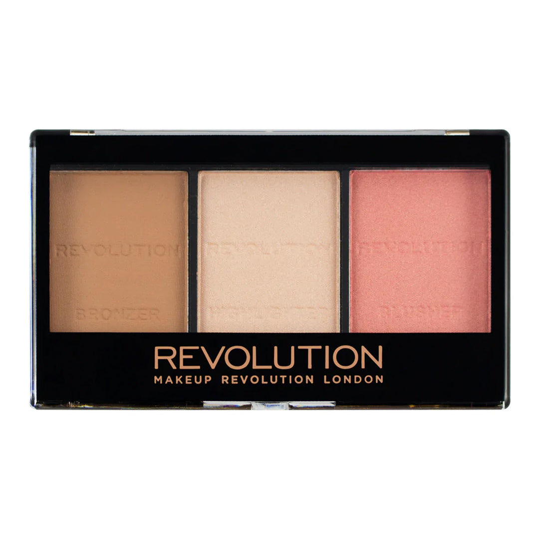 HOK Makeup Makeup Revolution Ultra Brightening Contour Kit Ultra Fair C01 Makeup Revolution Contour Face Makeup Makeup revolution