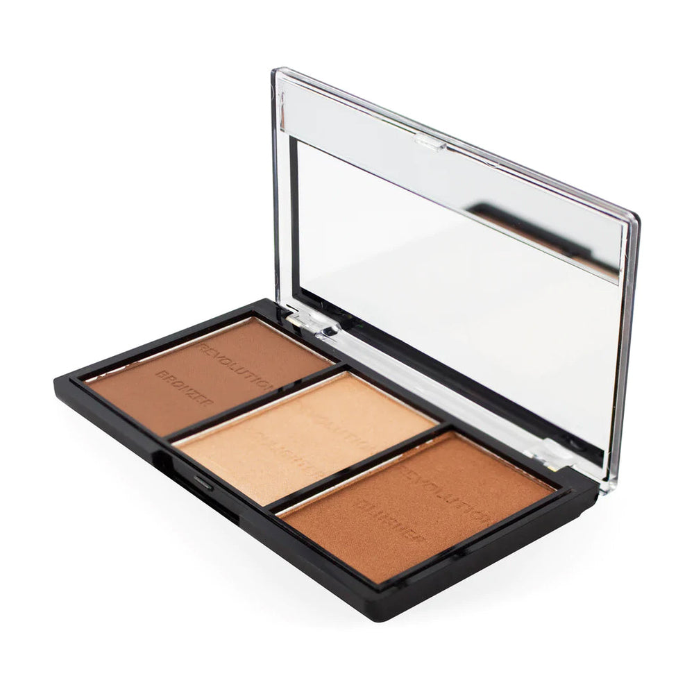 HOK Makeup Makeup Revolution Ultra Brightening Contour Kit Ultra Light/Medium C04 Makeup Revolution Contour Face Makeup Makeup revolution Revolution Beauty