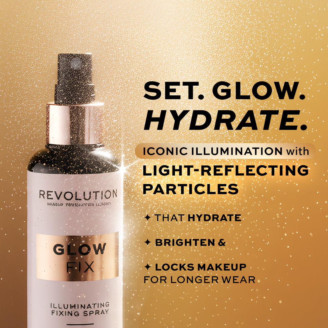 Makeup Revolution Glow fix Illuminating Fixing Spray