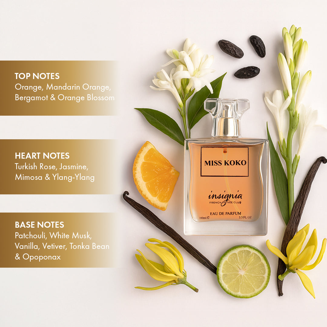 Insignia Miss Koko 3-Piece Gift Set – Eau De Parfum + Shower Gel + Body Lotion 100ml Each