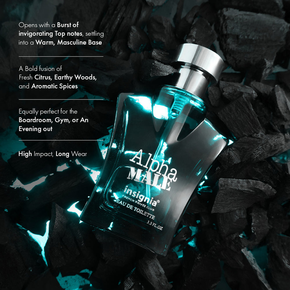 Insignia ALPHA MALE Pour Homme Eau De Toilette 100ml