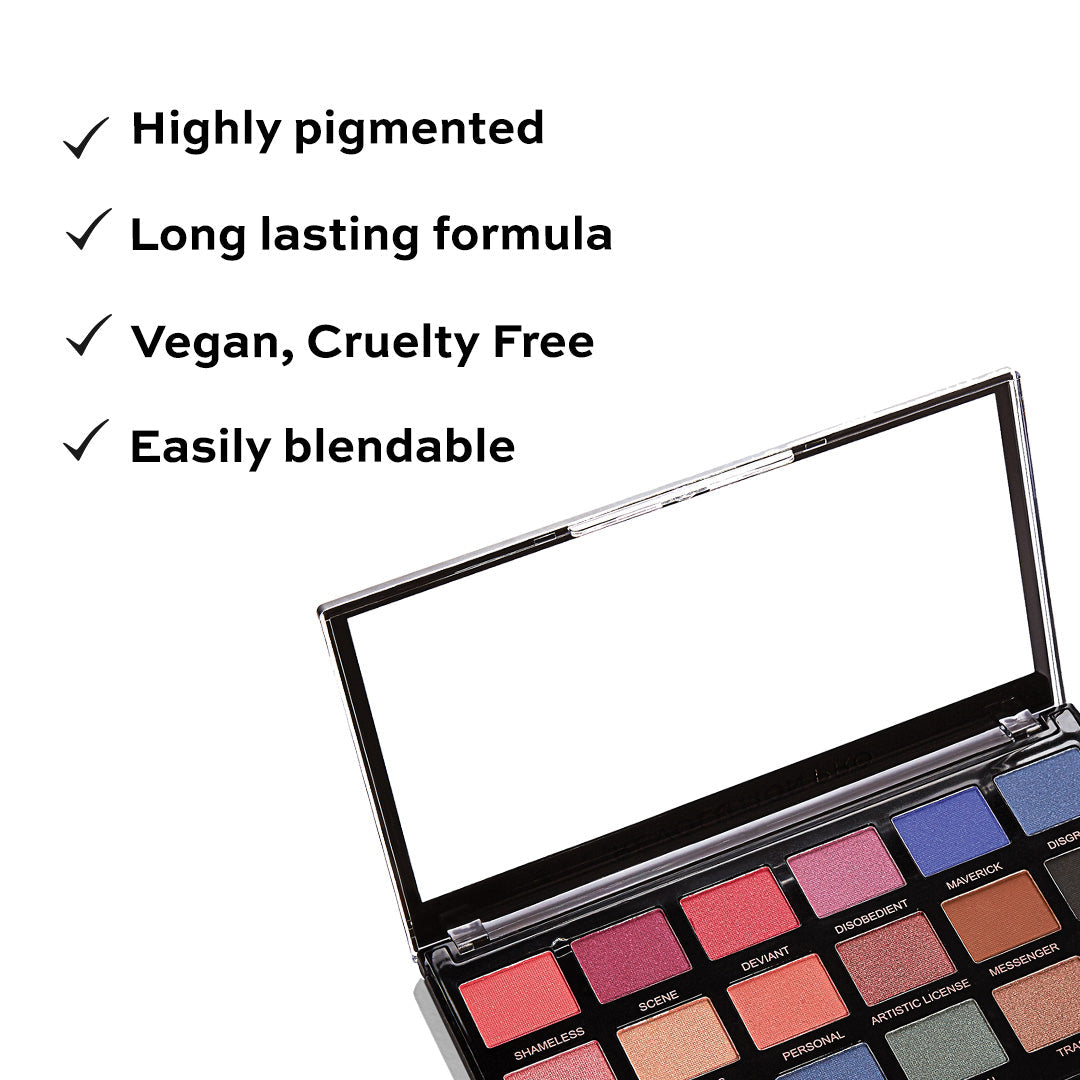 HOK Makeup Revolution Pro Regeneration Palette-Trends Mischief Maker Revolution Pro ABC- Last offer Eyes Eyeshadow High Risk Last Offer Makeup Revolution Beauty Revolution Pro Revolution Upto 30% Rs.1000 - Rs.1999 Upto 15% Upto 25% Off