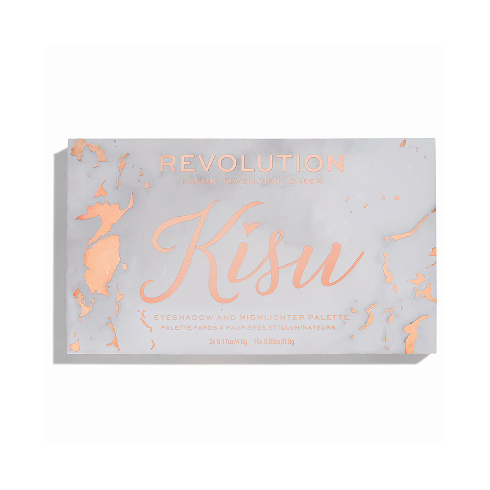 HOK Makeup Makeup Revolution X Kisu Shadow & Highlighter Palette Makeup Revolution 929A Eyes Eyeshadow Makeup Makeup revolution