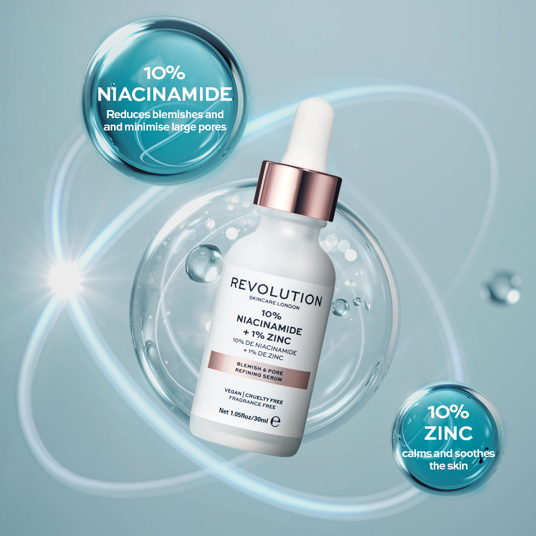 Revolution Skincare Blemish and Pore Refining Serum - 10% Niacinamide + 1% Zinc