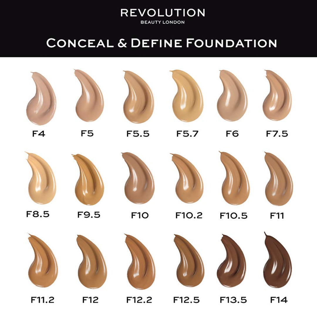 Makeup Revolution Conceal & Define Foundation