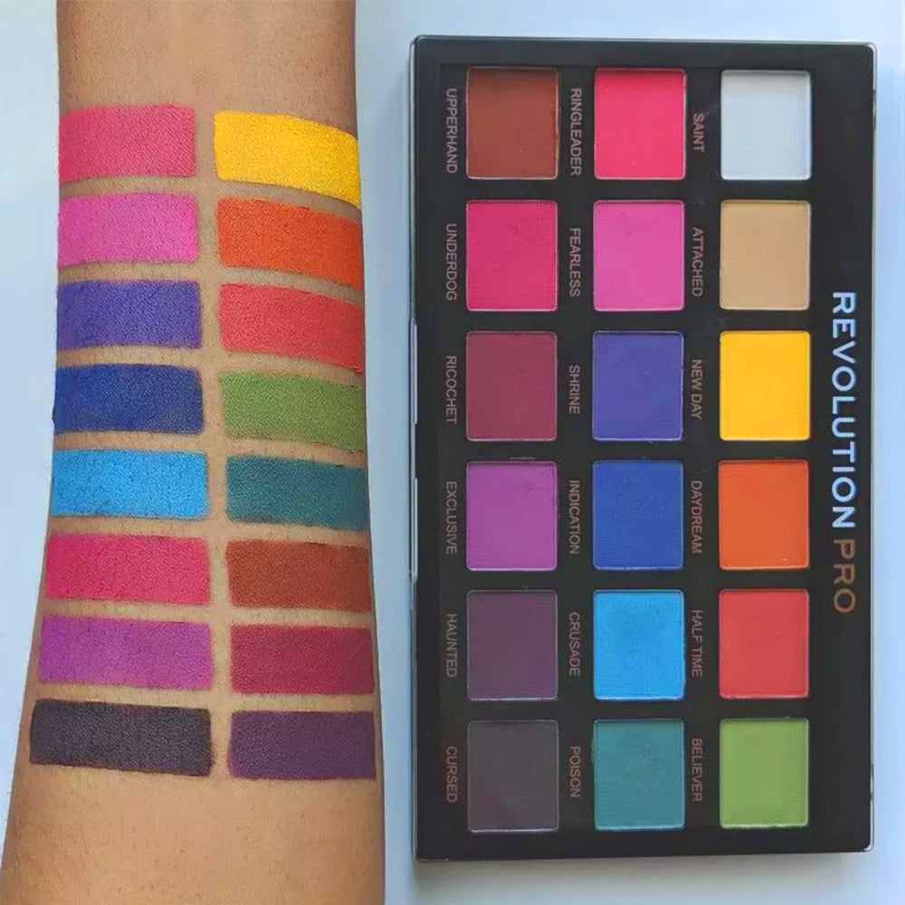 HOK Makeup Revolution Pro Regeneration Palette-Trends Mischief Mattes Revolution Pro ABC- Last offer Eyes Eyeshadow High Risk Last Offer Makeup Revolution Beauty Revolution Pro Revolution Upto 30% Rs.1000 - Rs.1999 Upto 15% Upto 25% Off