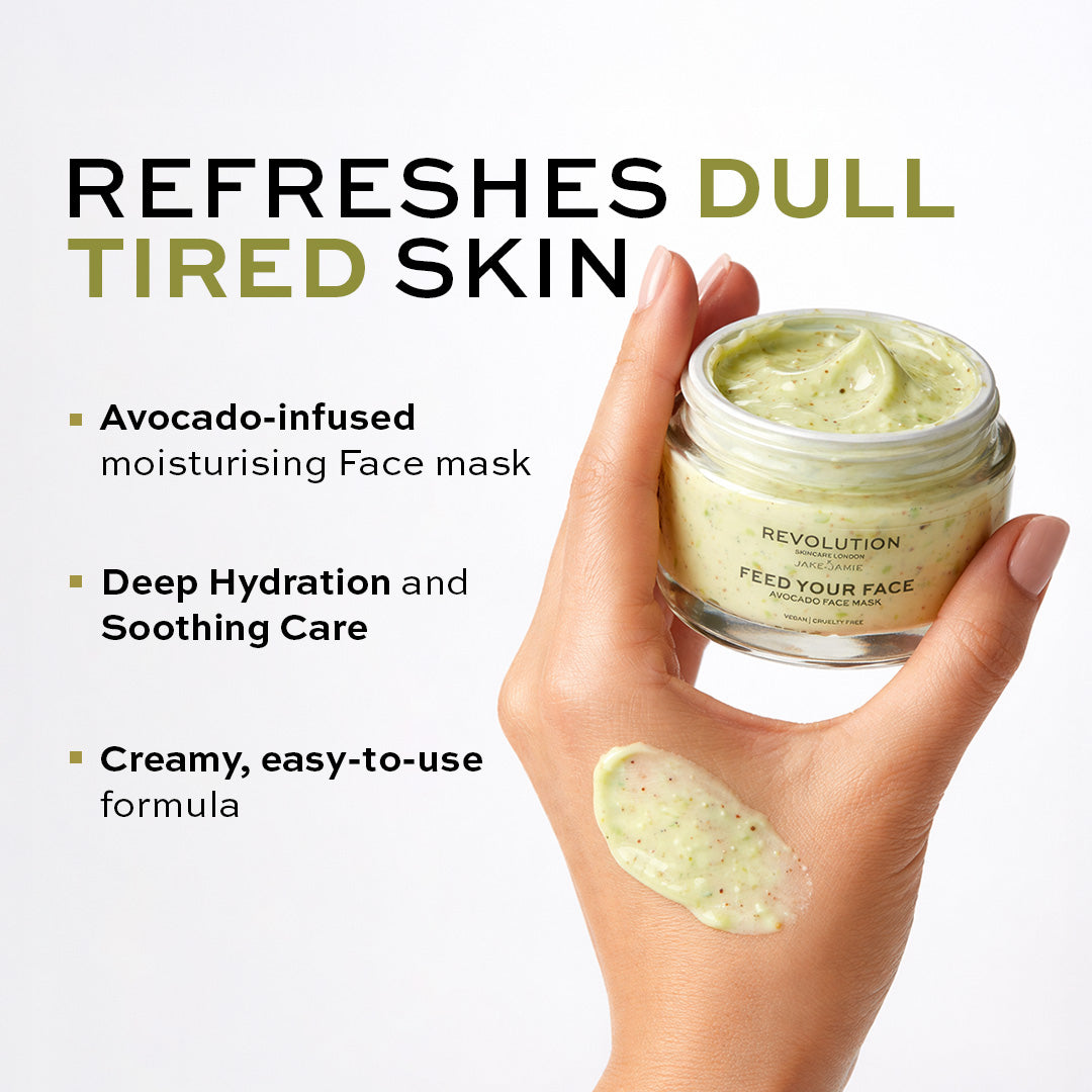 Revolution Skincare x Jake â€“ Jamie Avocado Face Mask