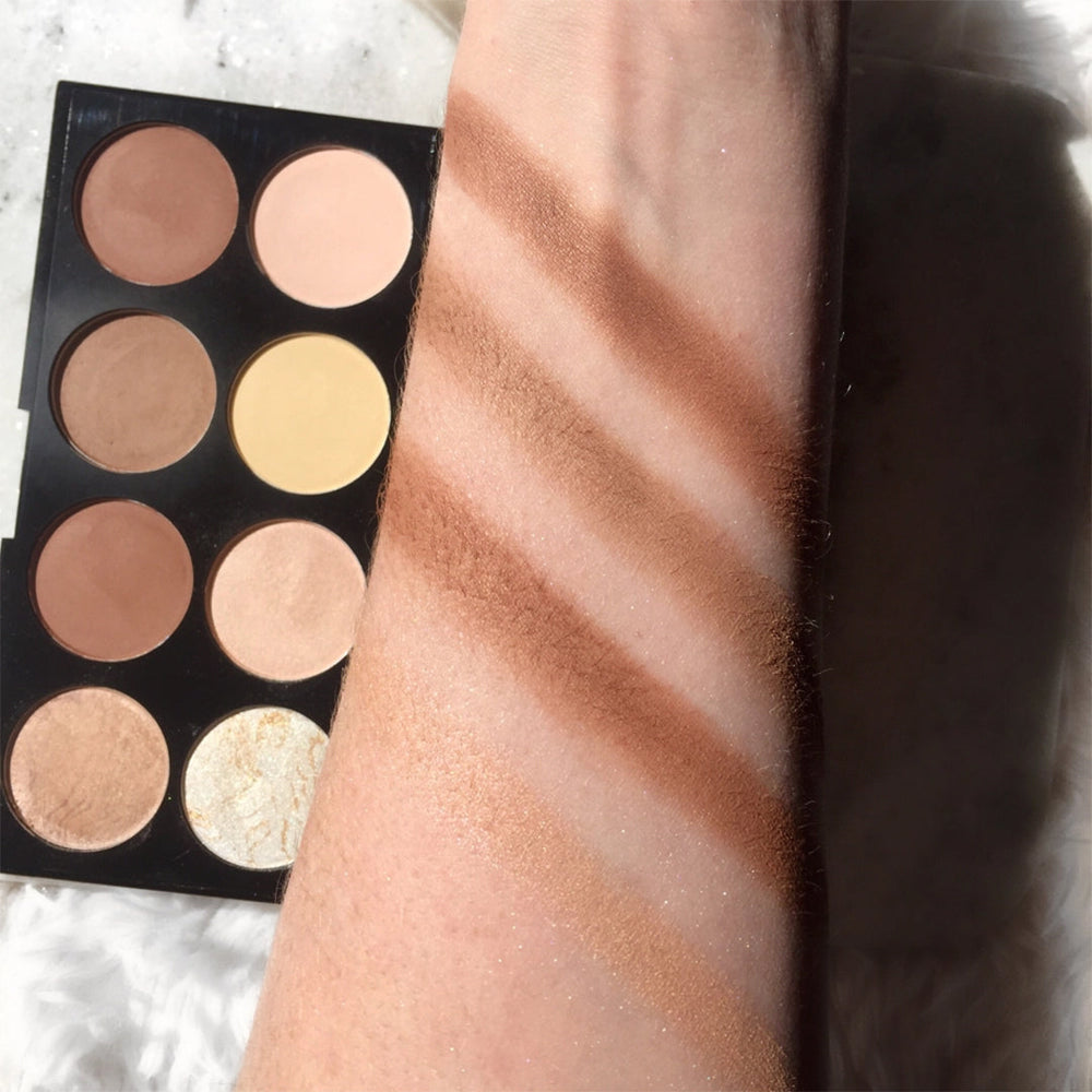 HOK Makeup Makeup Revolution Ultra Contour Palette Makeup Revolution Contour Face High Risk Highlighter Makeup revolution