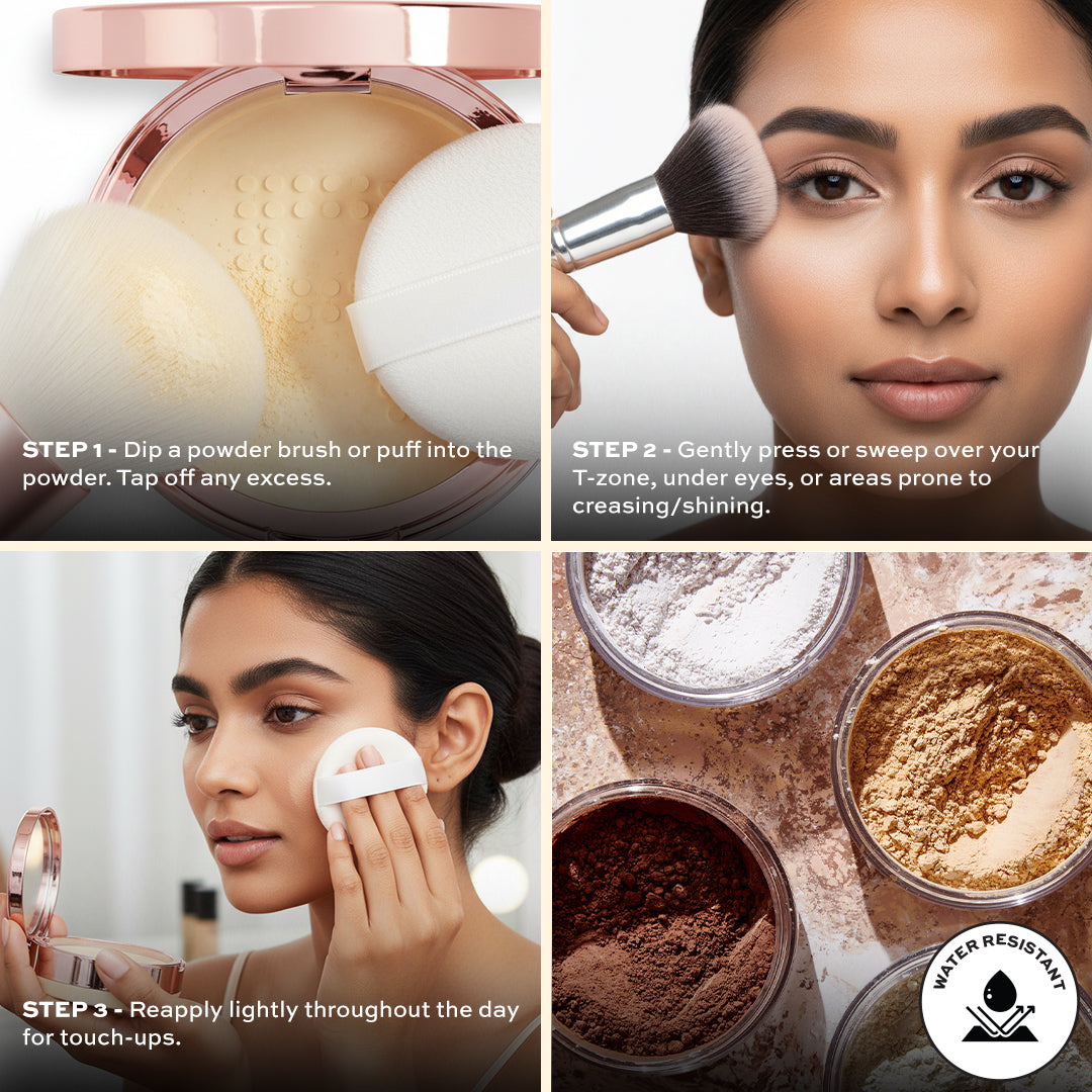 Makeup Revolution Conceal & Fix Setting Powder Light Yellow